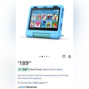 Sealed Fire HD 8 Kids Tablet